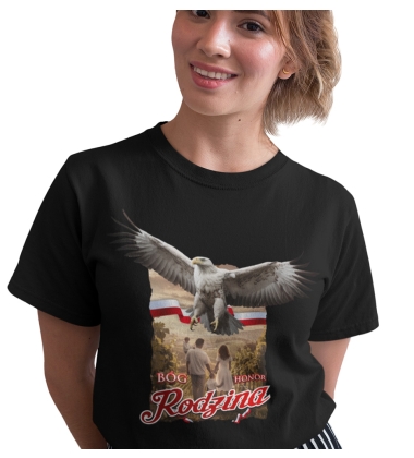 Koszulka damska Bóg Honor Rodzina